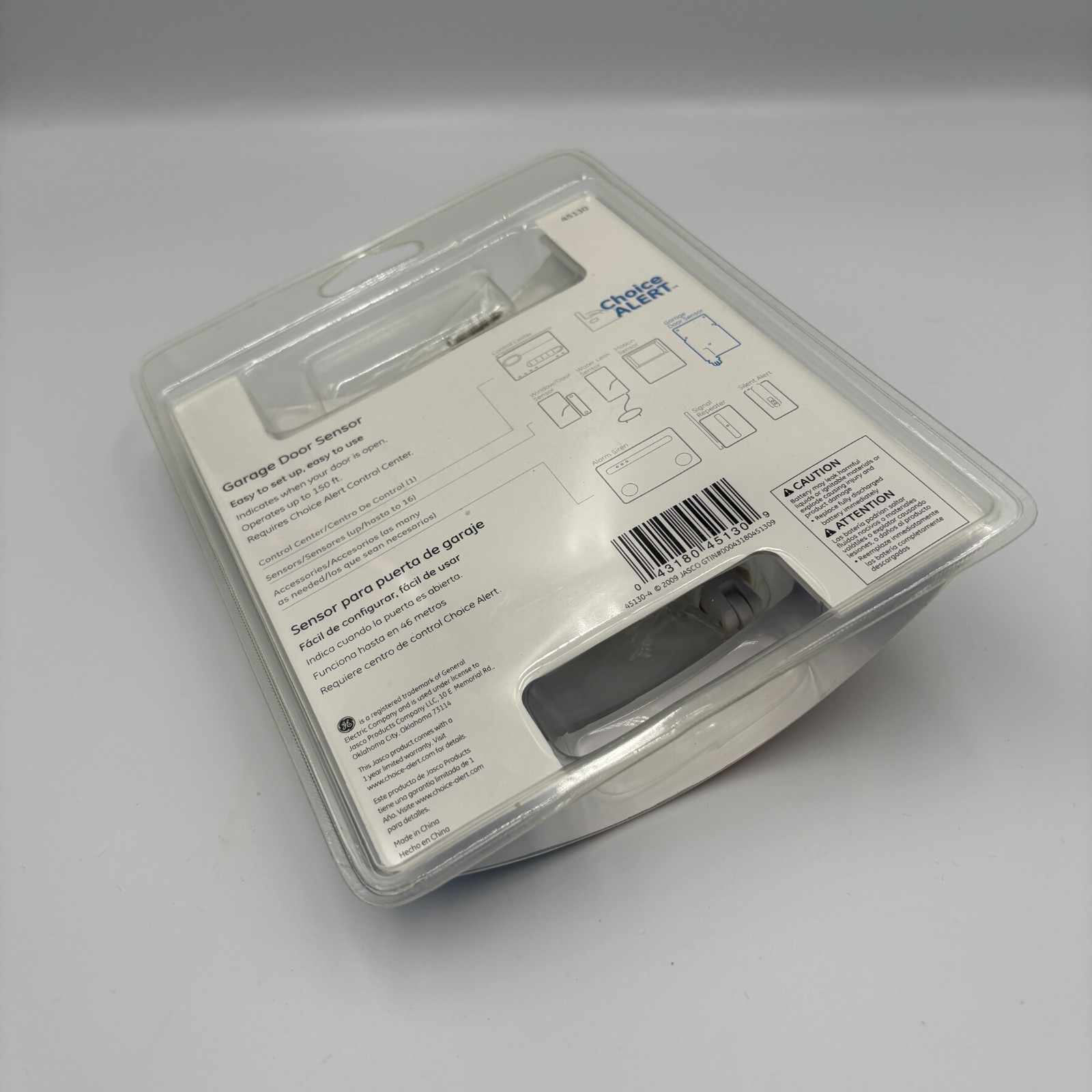Original Choice Alert GE Wireless Garage Door Sensor Retail Packaging
