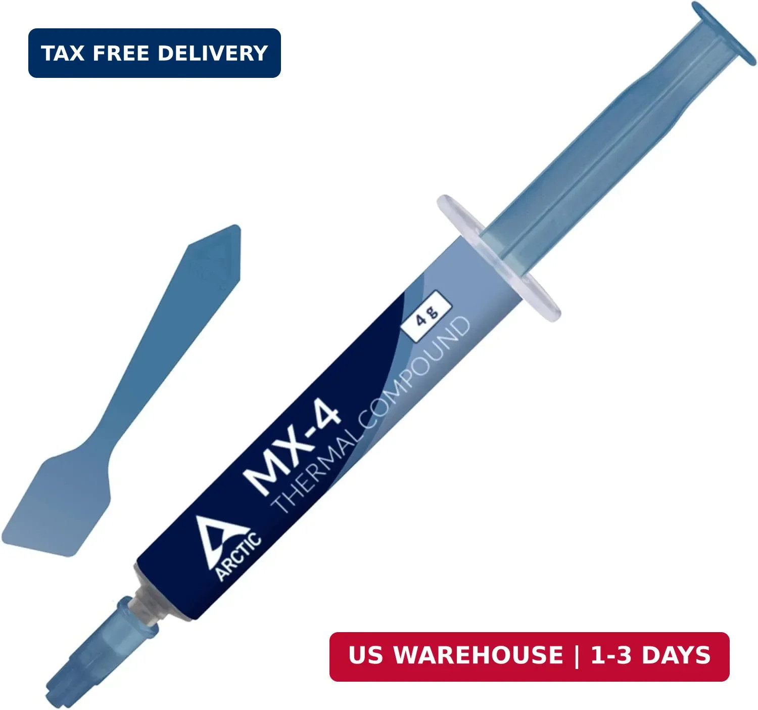 ARCTIC MX-4 (Incl. Spatula, 4 G) - Premium Performance Thermal Paste for All Pro