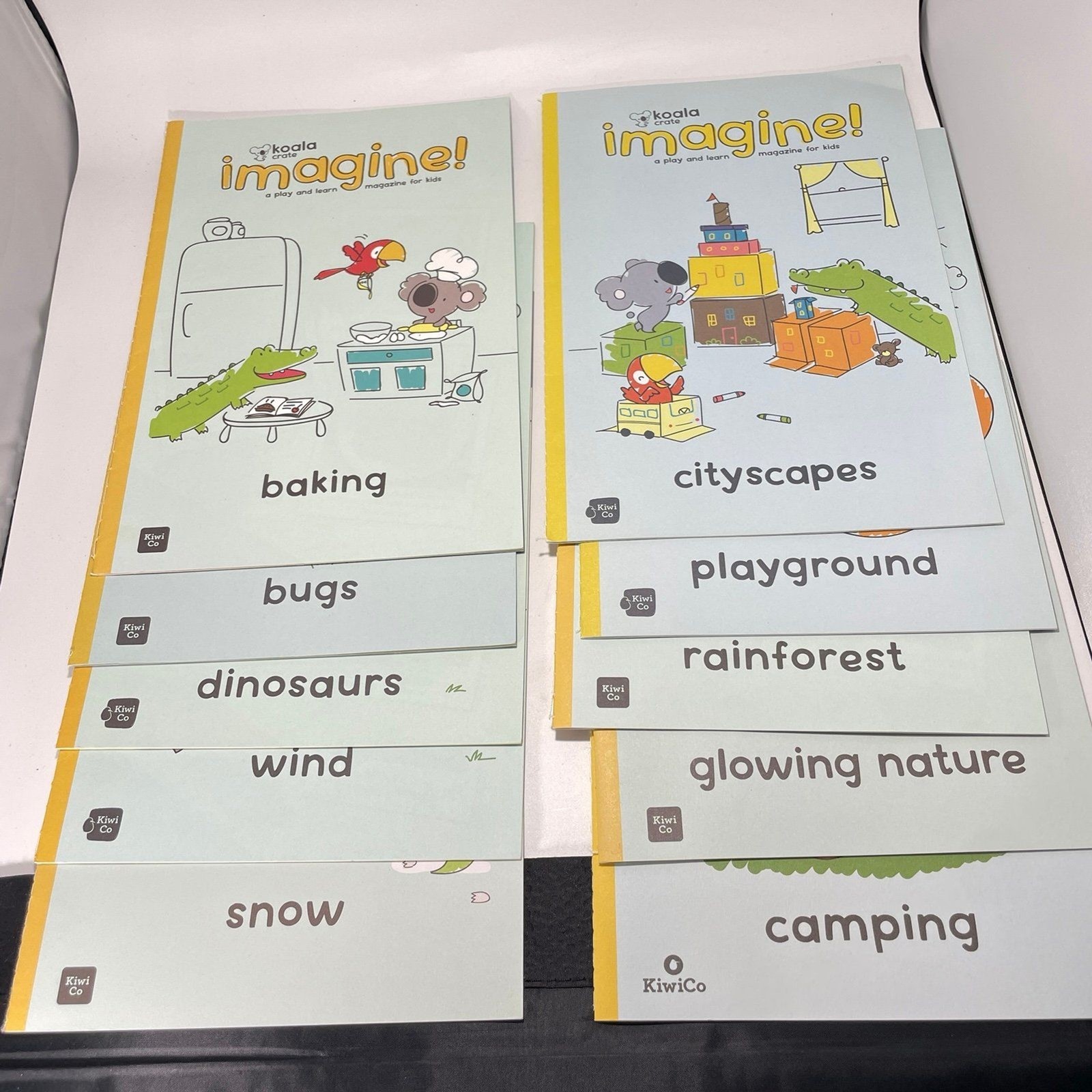 KiwiCo KOALA CRATE IMAGINE! CHILDREN'S MAGAZINES Lot of 10