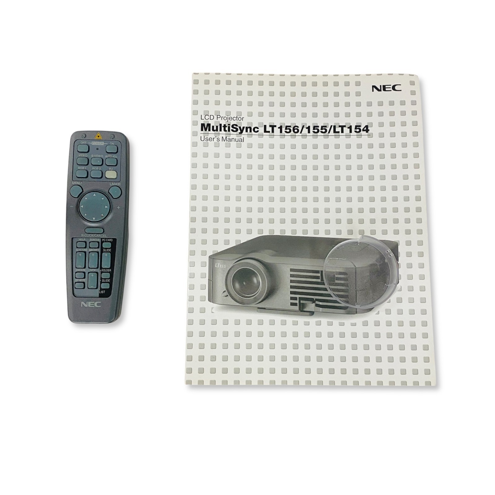 NEC MultiSync LT154 XGA Portable Projector with Remote and Carrying Case