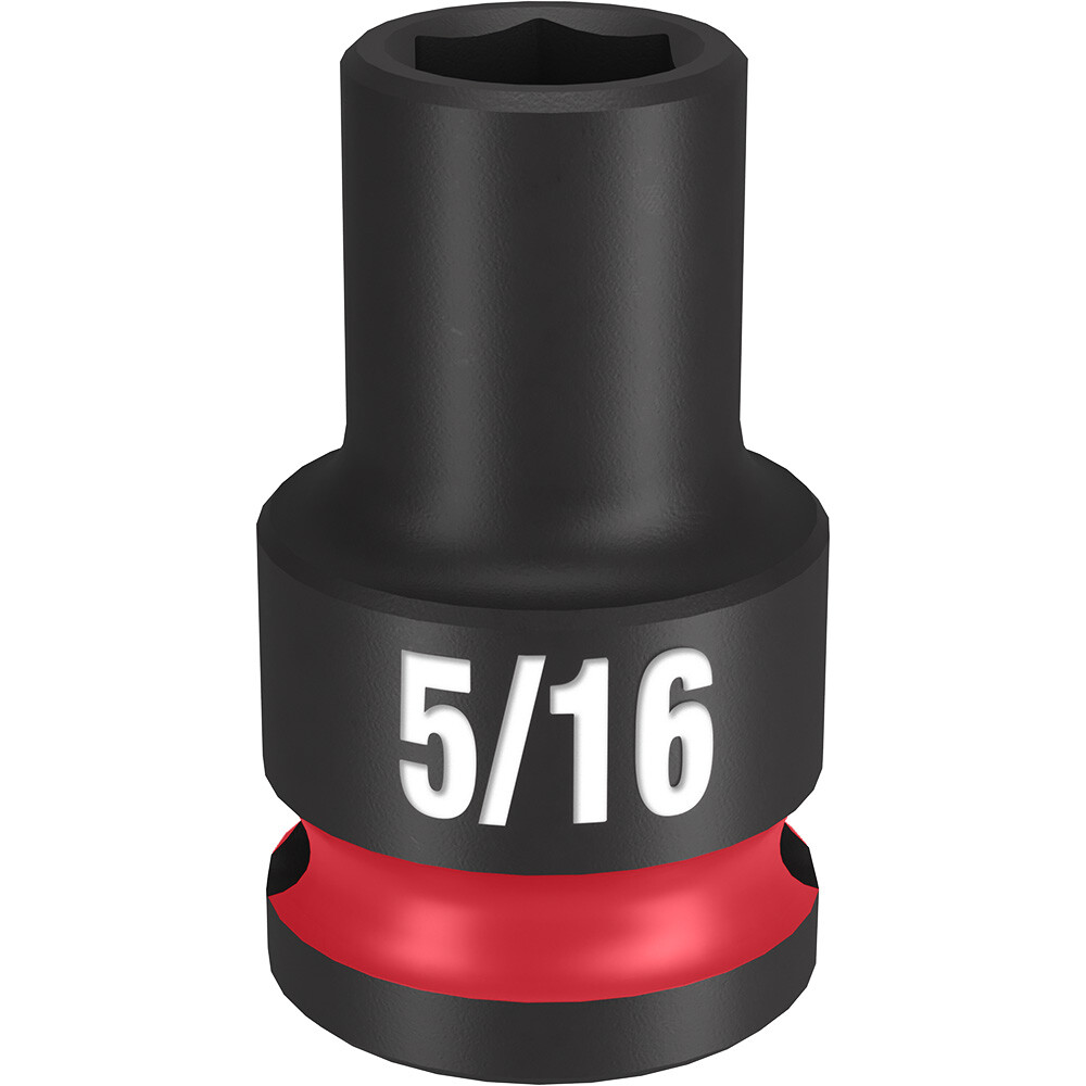 Milwaukee 49-66-6102 SHOCKWAVE Impact Duty 3/8 Drive 5/16 Standard 6 Point Socke