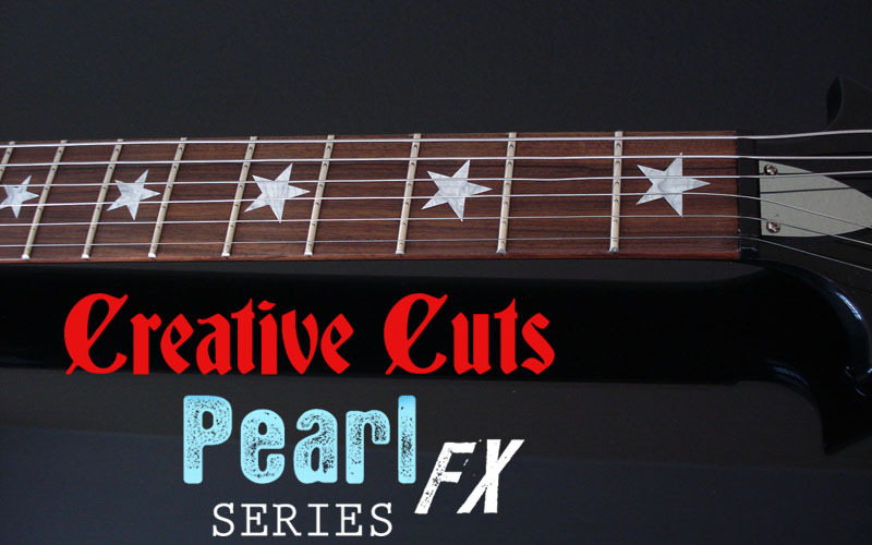 Stars Everly Brothers MOP Fretboard Markers Star Inlays Stickers for ANY GUITAR