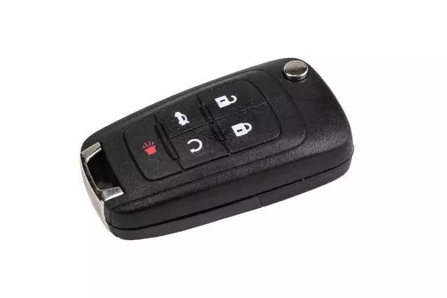 Genuine GM Folding Door Lock and Ignition Lock Key with Transmitter 13504259