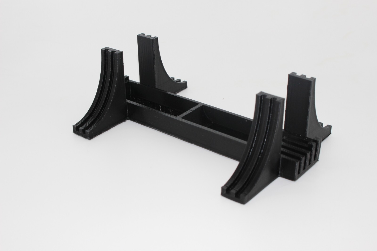 Black PS2 Slim 3D Printed Vertical Stand PlayStation 2