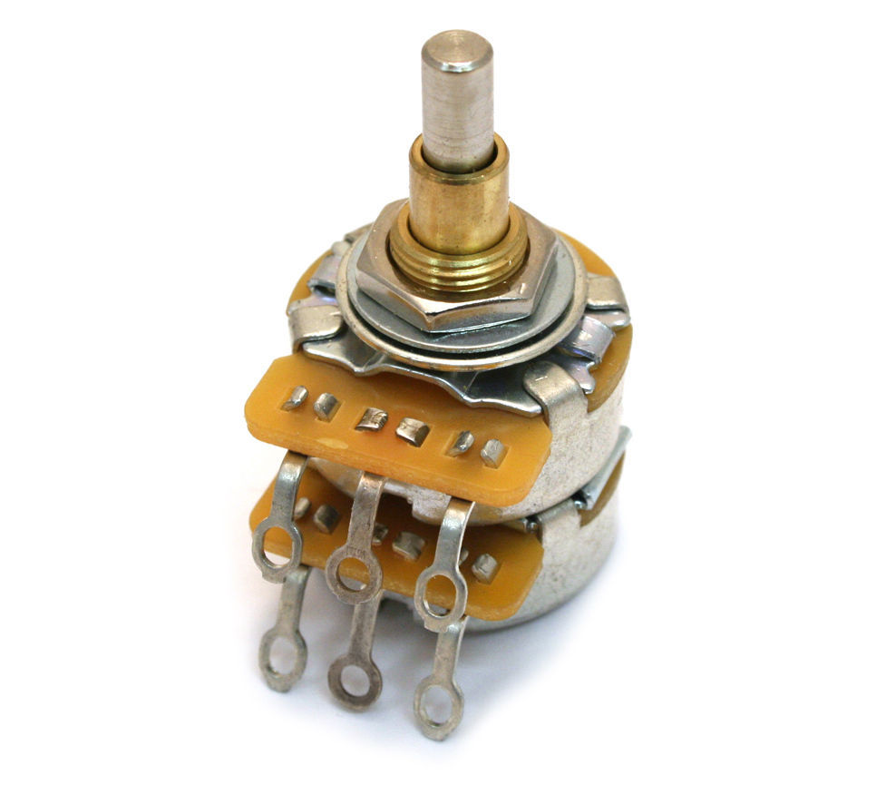 EP-4586-000 (1) CTS Dual 500k/500k Concentric Control Pot for Guitar/Bass
