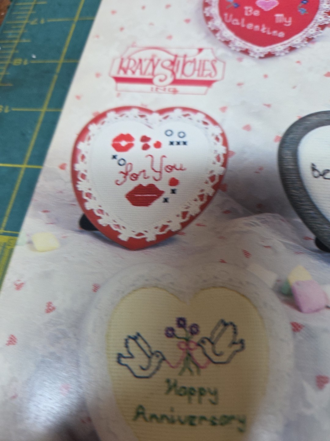 Krazy Stitches Loving Hearts Cross Stitch Pattern
