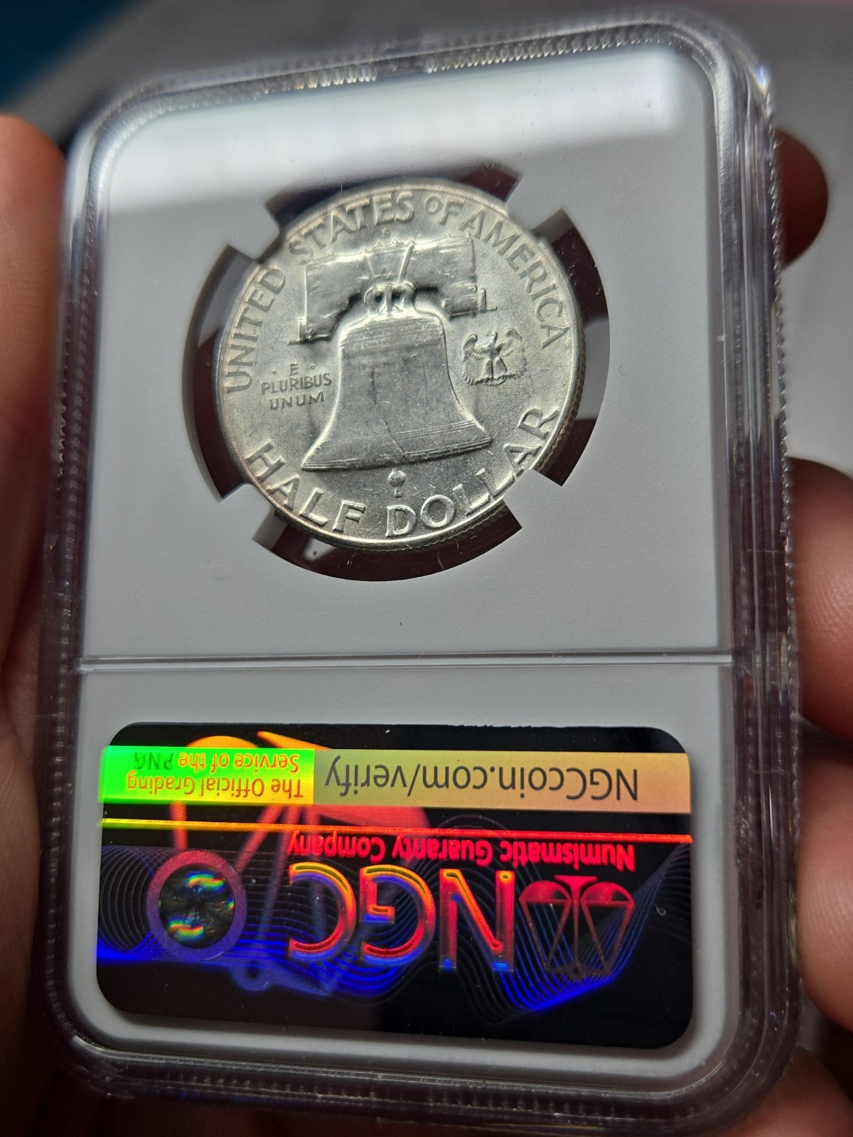 1949-S Franklin half dollar, NGC AU-58