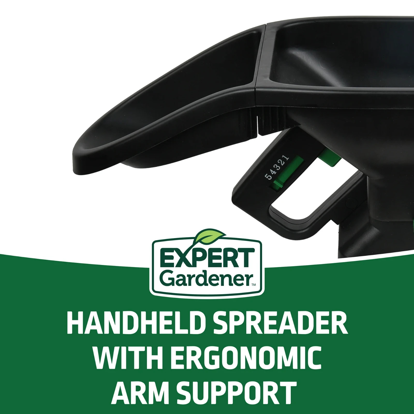 Expert Gardener 6 lb Capacity Handheld Broadcast Spreader