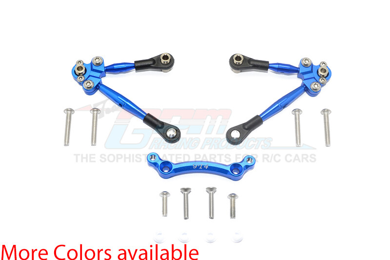 For Traxxas 4-Tec 2.0/3.0-ALUM. FRONT TIE RODS WITH STABILIZER FOR C HUB