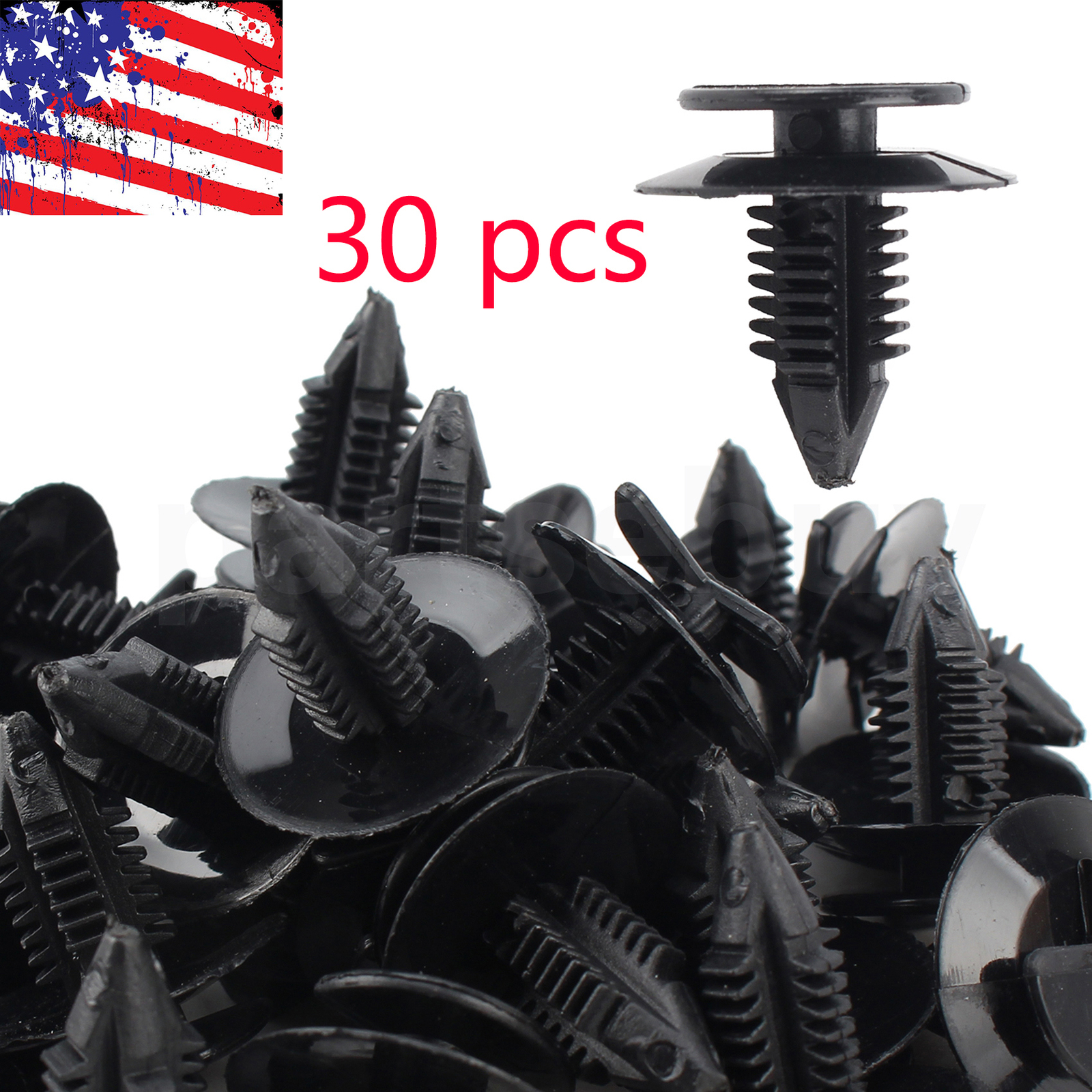 30pcs For Jeep Wrangler YJ / CJ7 Door Panel Clip Retainers with 17/64" hole