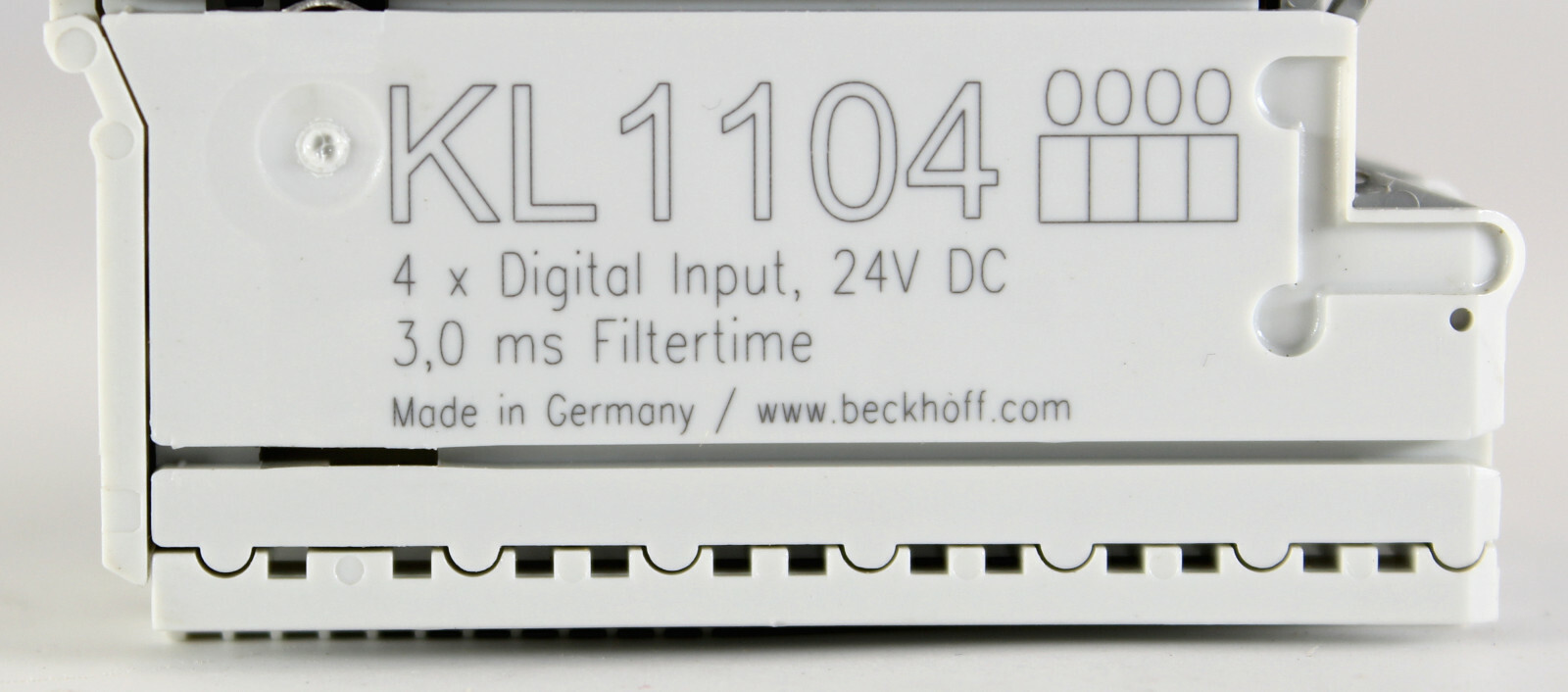 Beckhoff KL1104 4x Digital Input, 24V DC 3.0 ms Filtertime