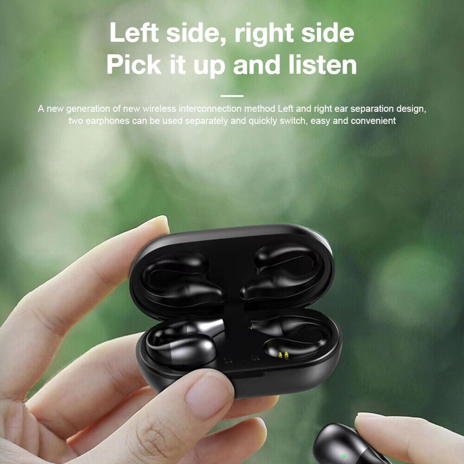 Bone Conduction Earbuds Wireless Bluetooth 5.2 Headphone HiFi Stereo Headset