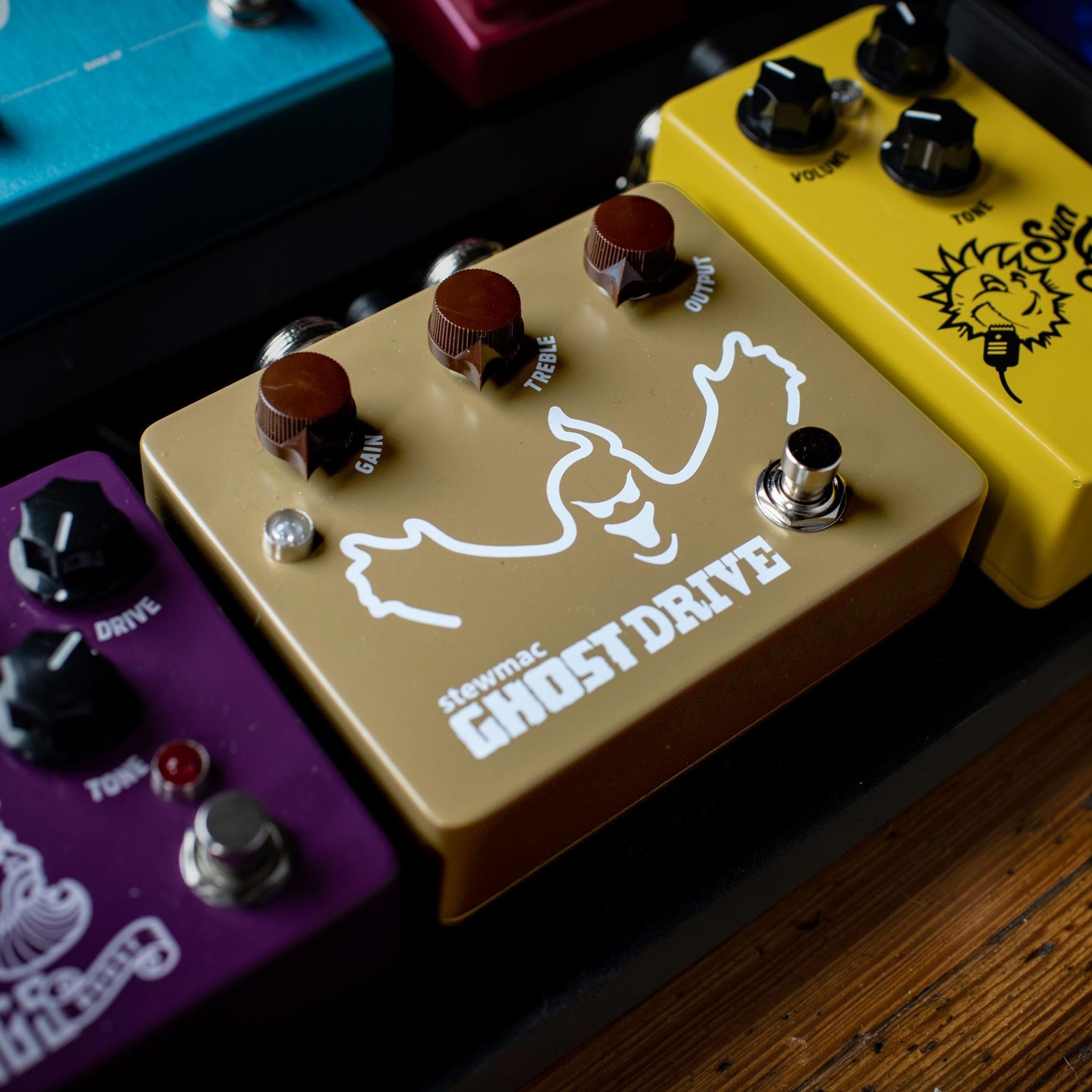 StewMac Ghost Drive Transparent Overdrive Pedal – Authentic Klon–Inspired