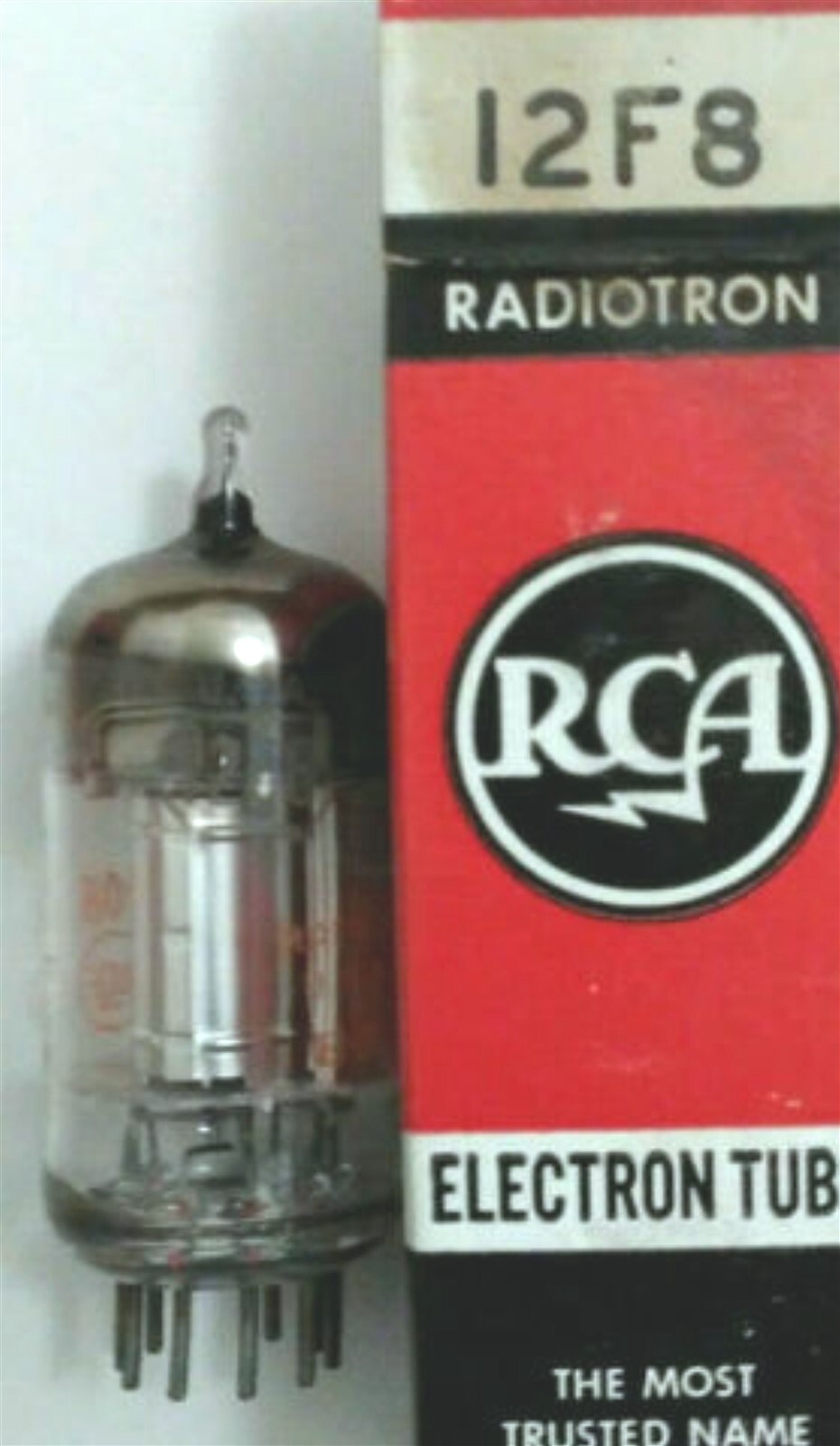 12F8 TUBE RCA NIB TESTED & BOXED VINTAGE COMMERCIAL SURPLUS
