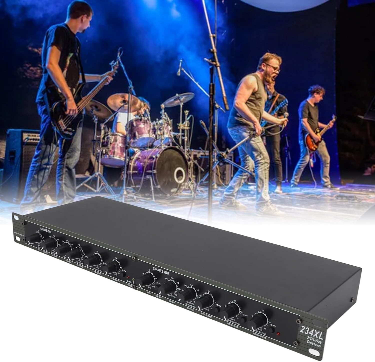 234XL Crossover, Stereo 2/3 Way Mono 4 Way Crossover, Professional Sound Periphe