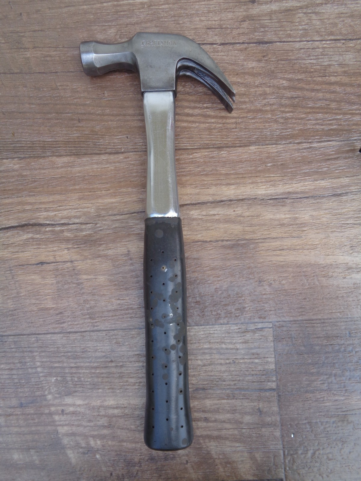 Vintage Sears CRAFTSMAN 16oz Steel Handle Claw Hammer 3836 USA