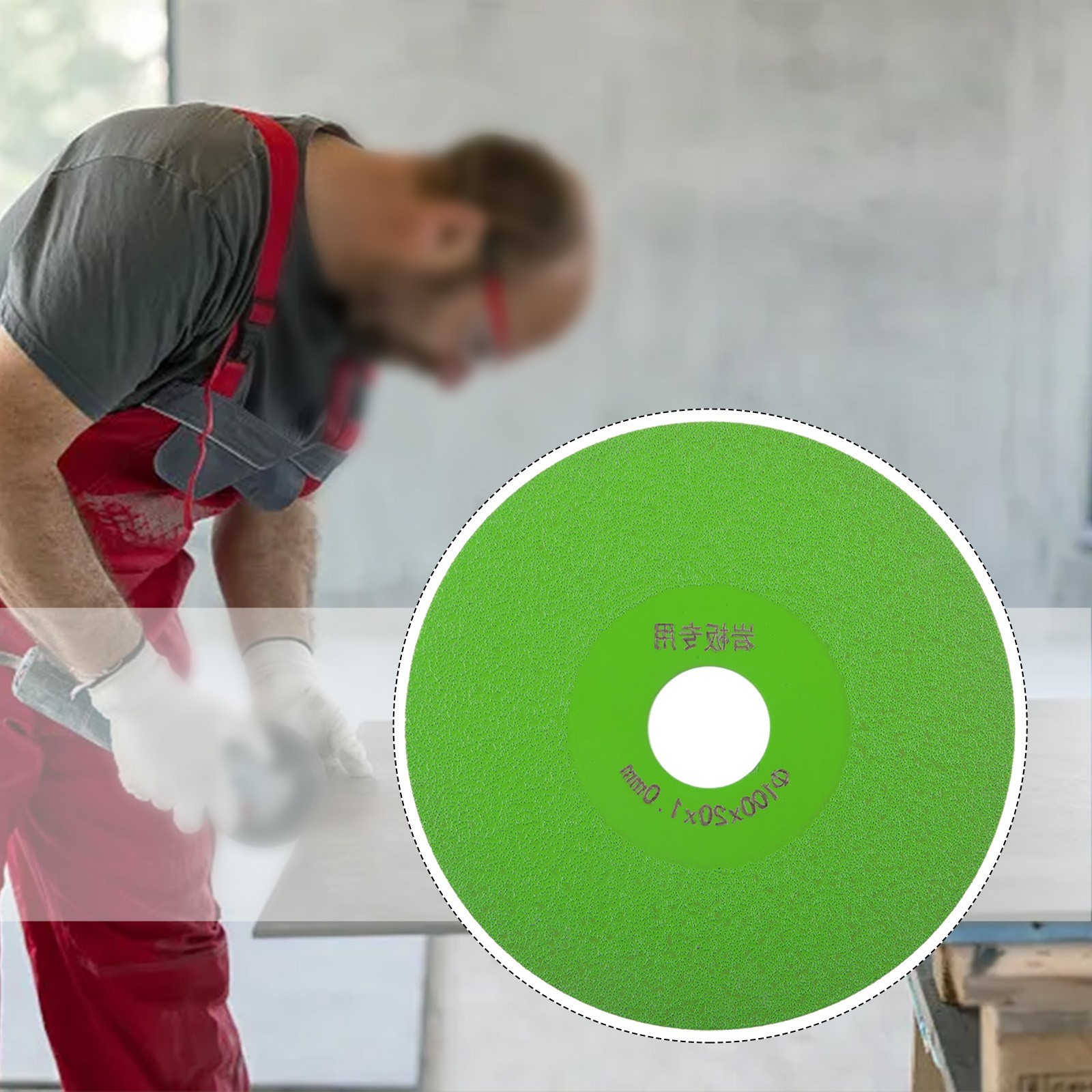 Ceramic Chamfering And Grinding Of Tile Cutting Discs Cutting Discs Green