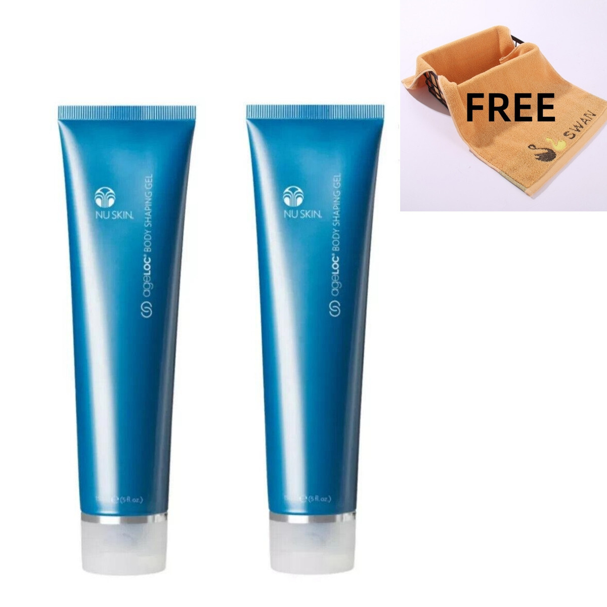 2 of Nu Skin NuSkin ageLOC Body Shaping Gel + 1 gift towel #2