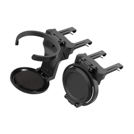 Car Beverage Holder and Ashtray Set Heavy Duty ABS Materials Compact Storage