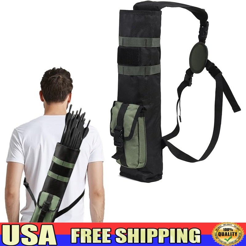 Durable Arrow Quiver W/ Adjustable Shoulder Strap Molle System Archery New