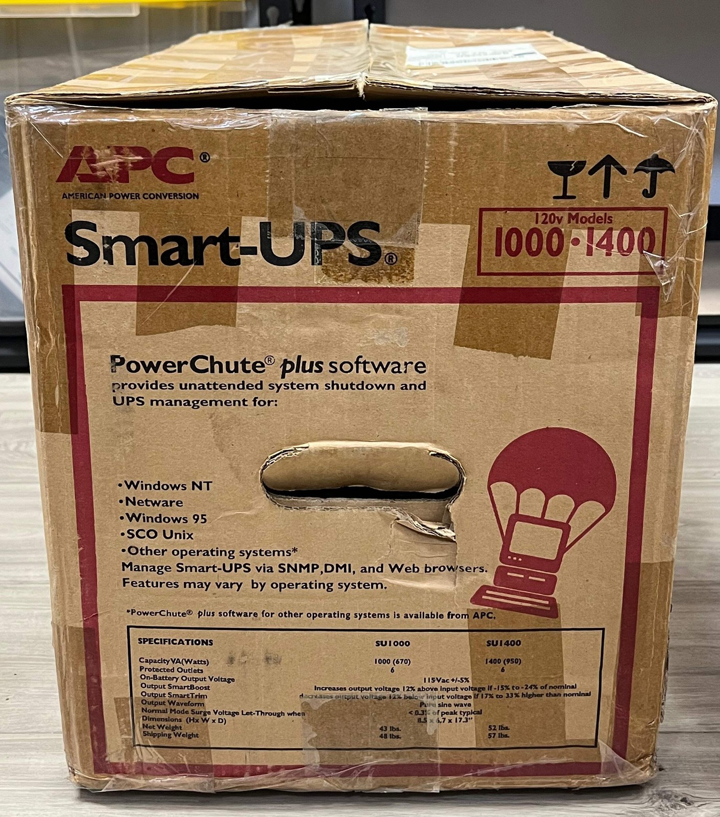 APC Smart UPS SU1400NET UPS - Open Box
