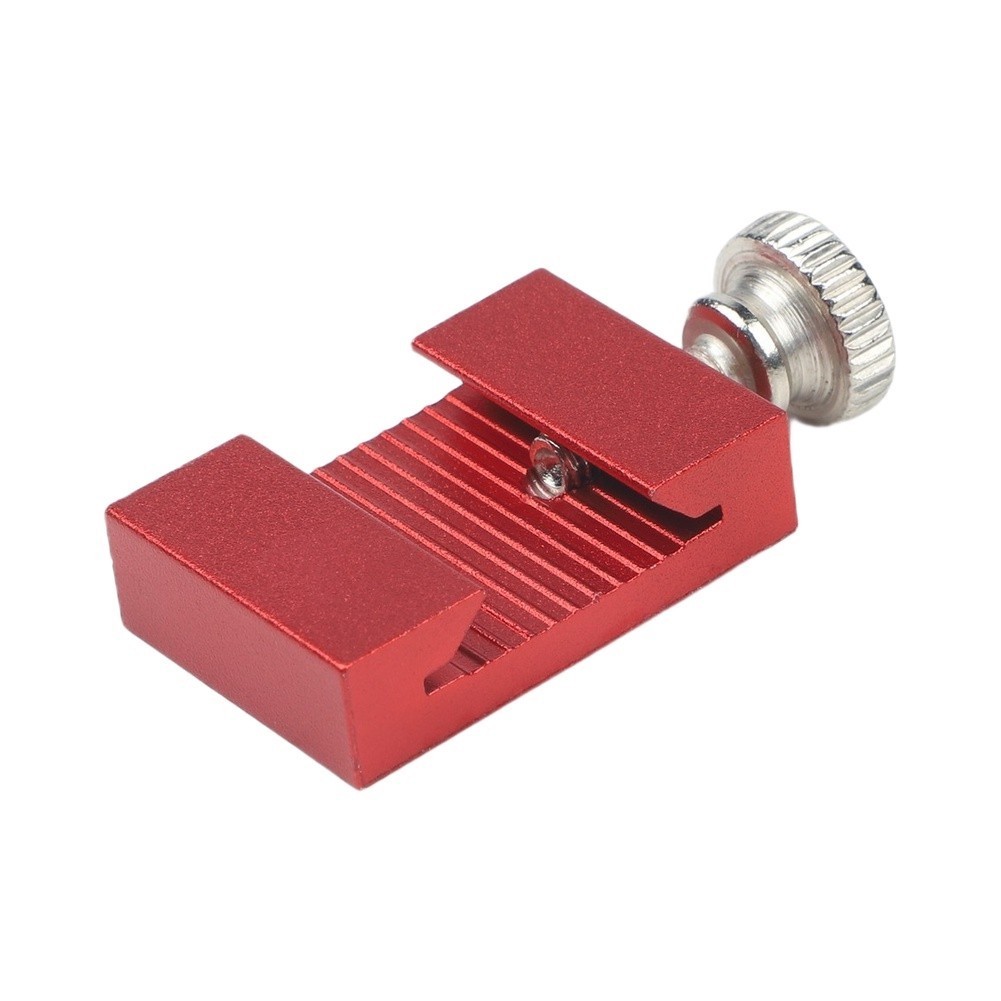 Solid Aluminum Alloy Scribing Stop with Anodized Finish and Dual Metric Scale