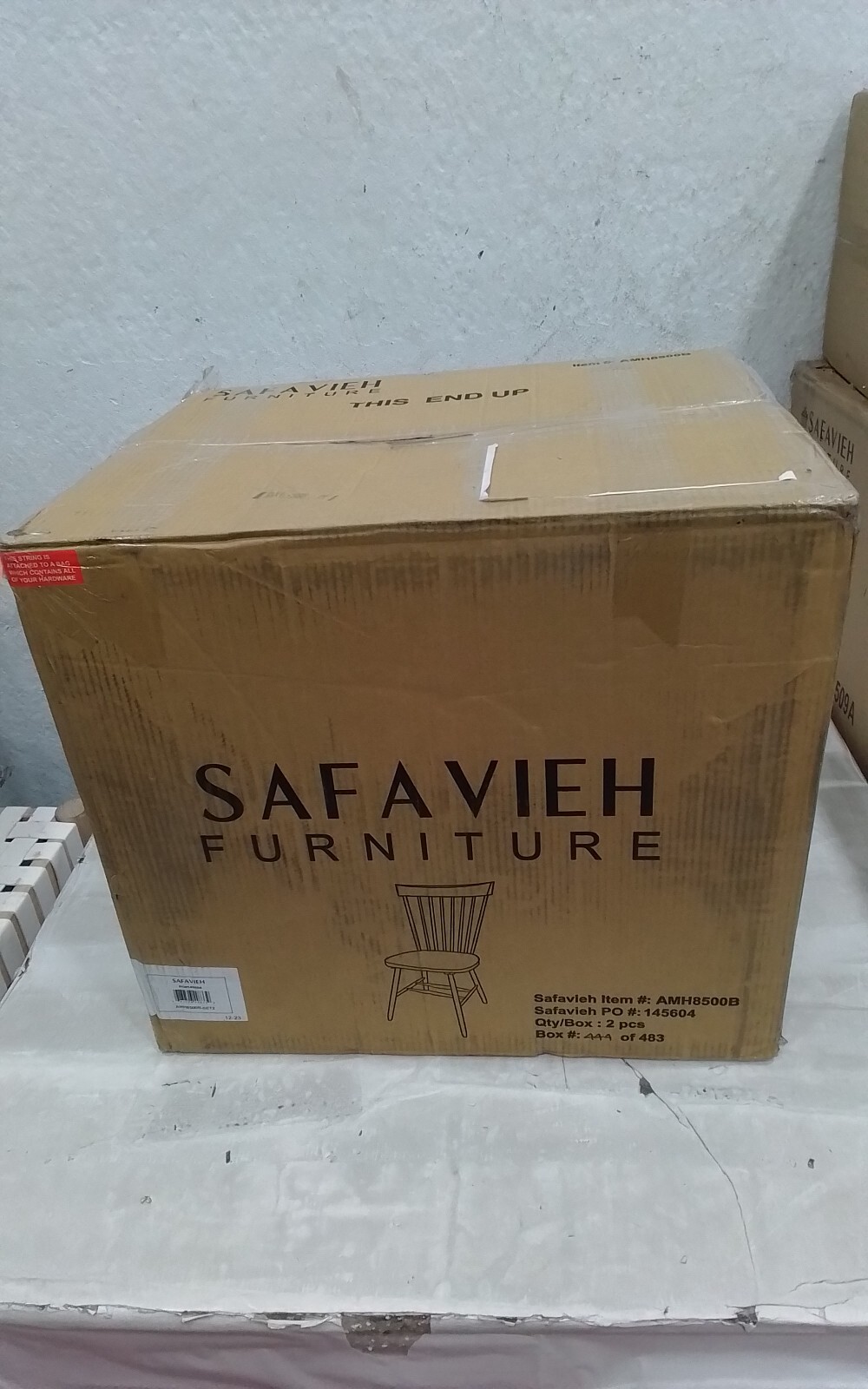 Safavieh PARKER SPINDEL SIDE CHAIR, Reduced Price 2172737507 AMH8500B