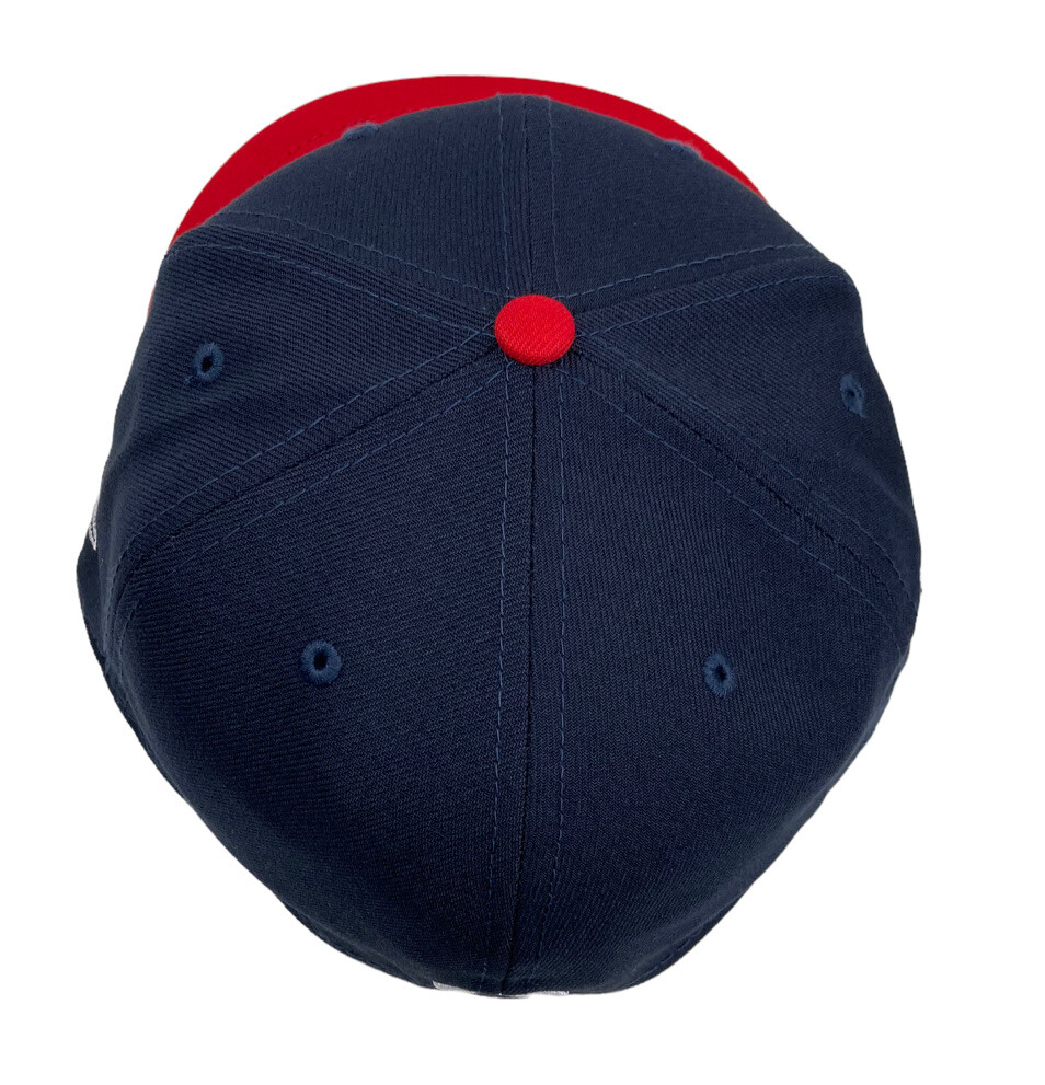 Atlanta Brave Comic Cloud World Series Side Patch New Era 59fifty Fitted cap