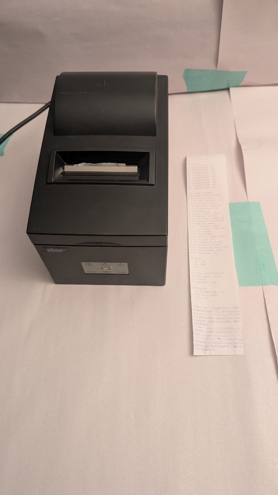 Star Micronics SP500 Dot Matrix POS Receipt Printer SP512MC Serial - Dark Gray