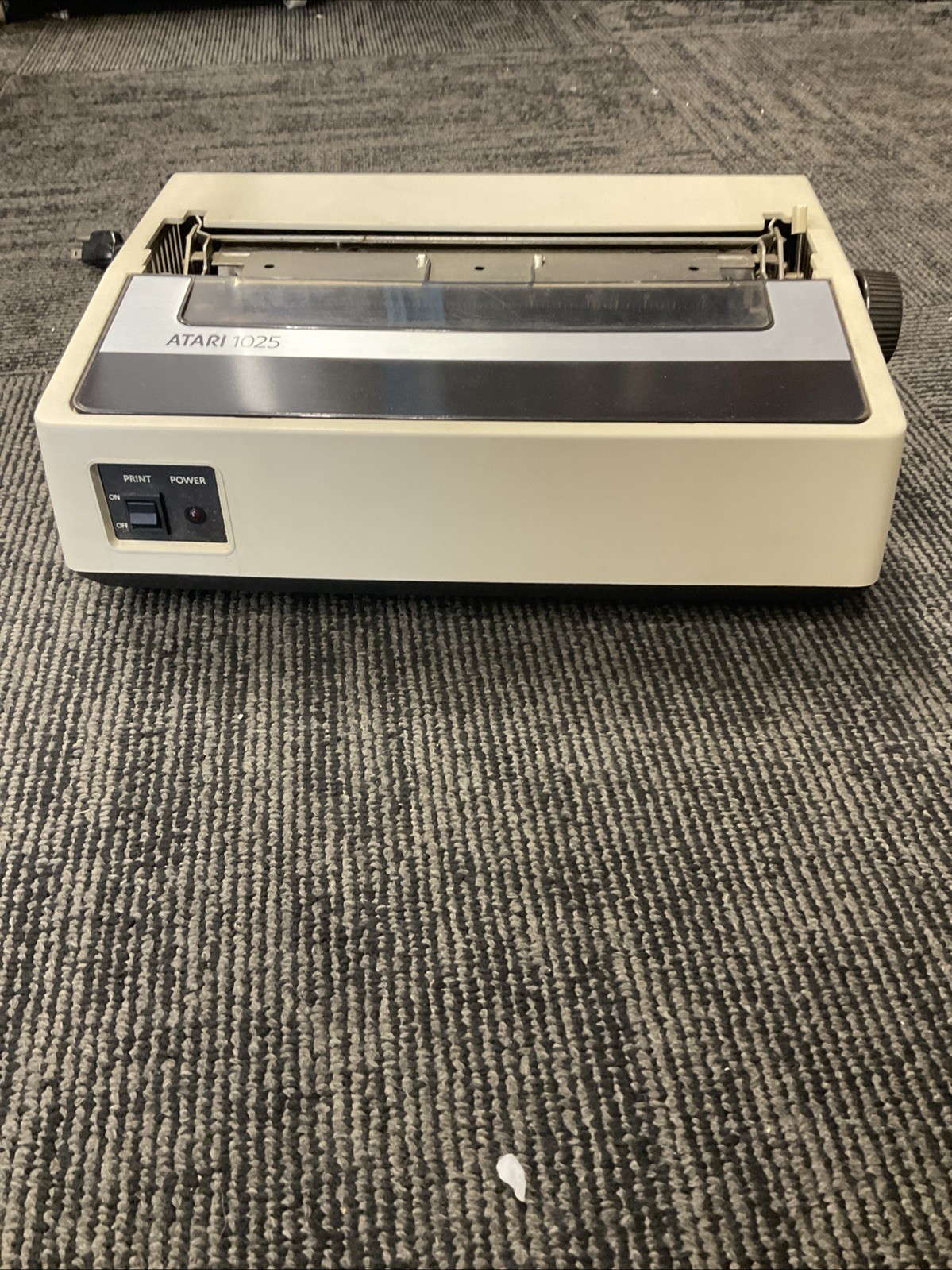 Atari 1025 Printer - In Box - Power On - Untested - Cables - Matching Serials