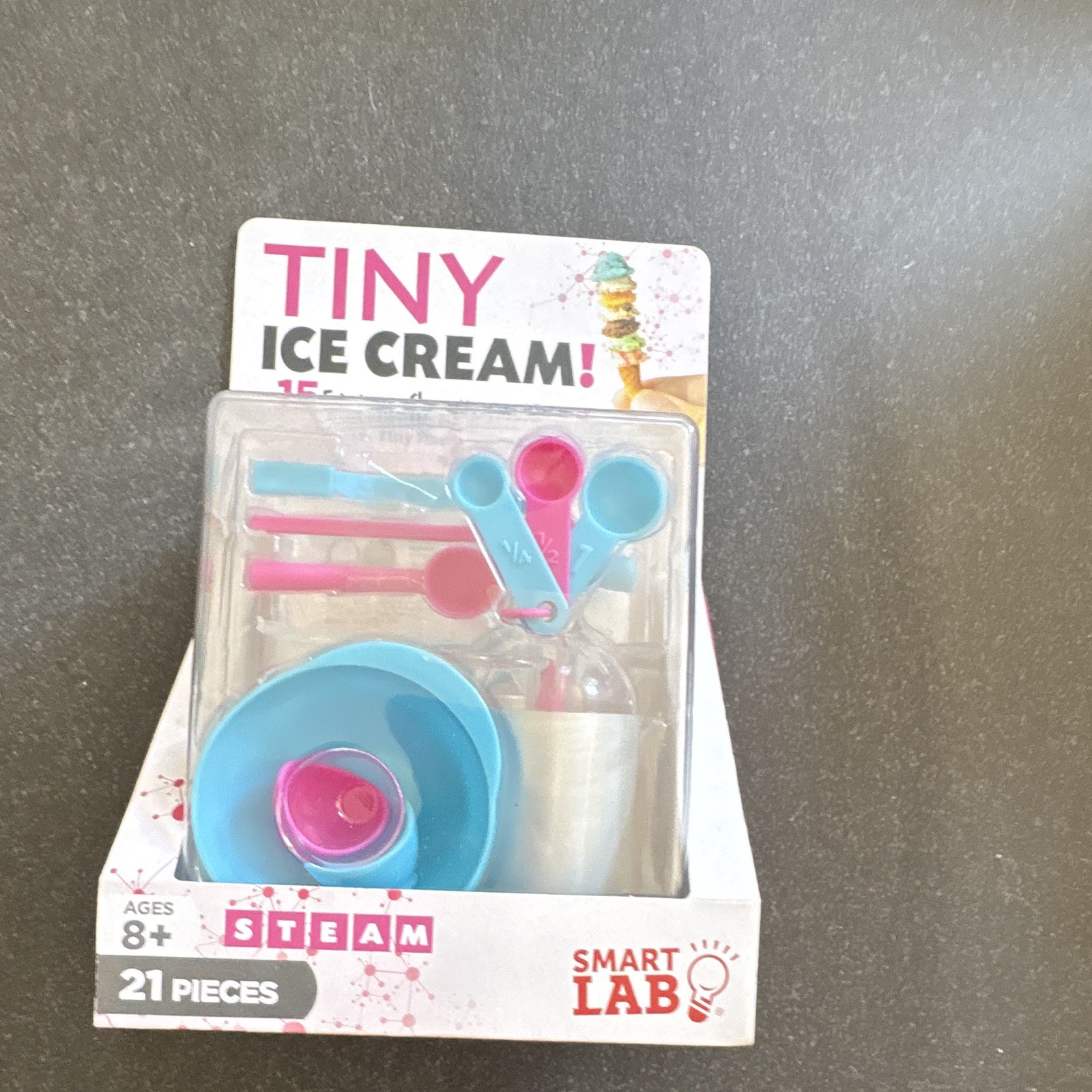 SmartLab Tiny Ice Cream STEAM Educational Kit 21 Pieces Ages 8+