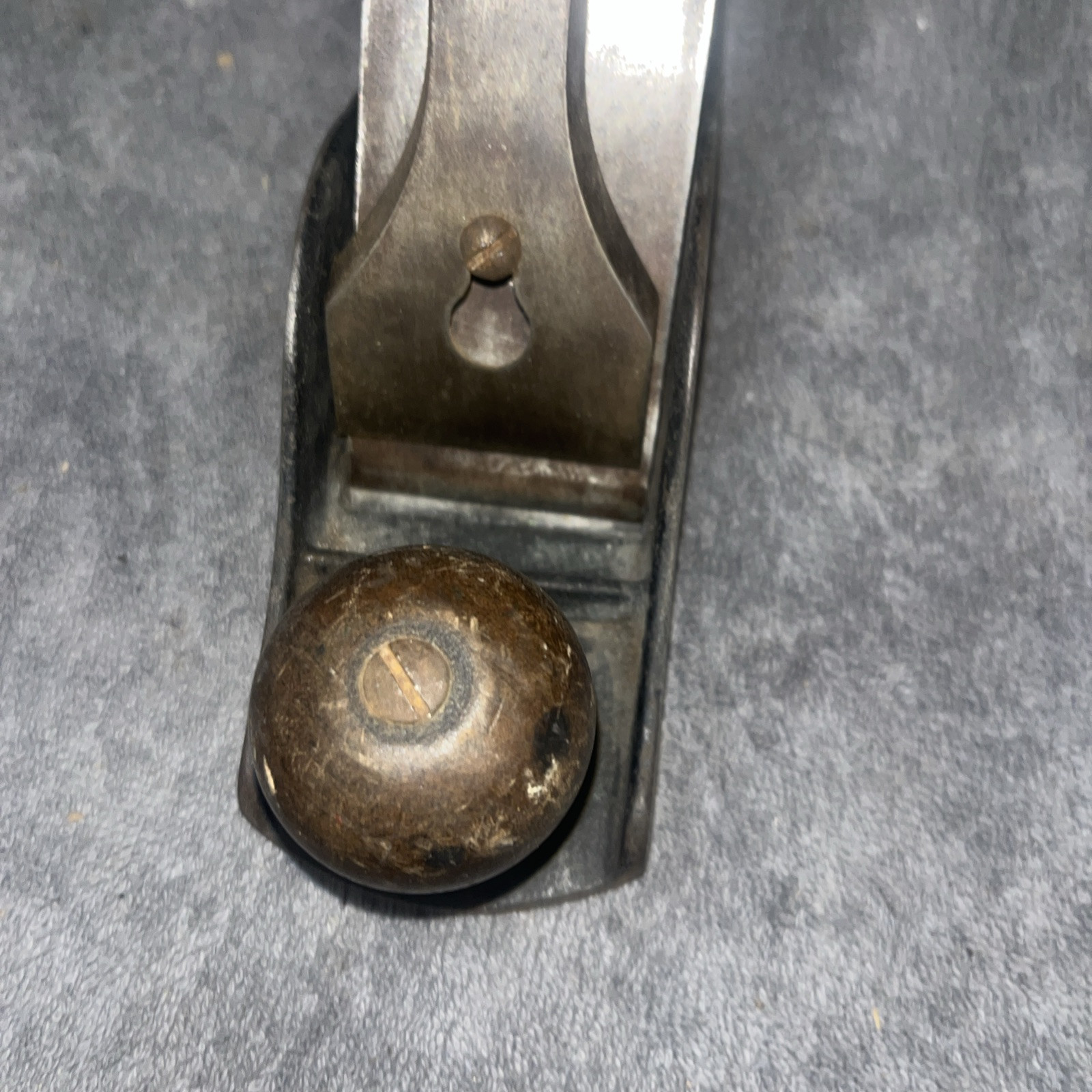 VINTAGE 10" Red Diamond flat bottom wood plane