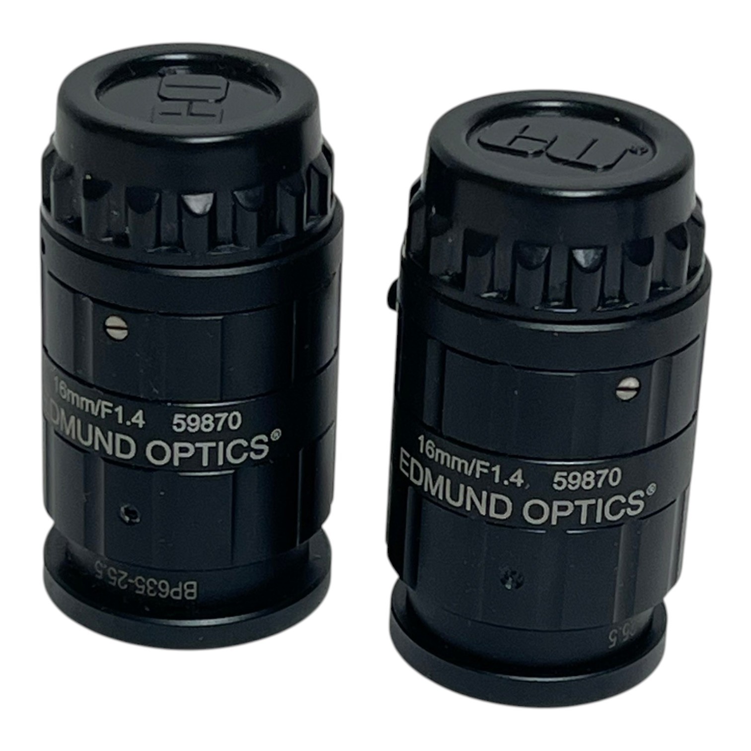 Lot of 2 Edmund Optics 59870 16mm F1.4 Lenses MidOpt BP635-25.5 Filters New