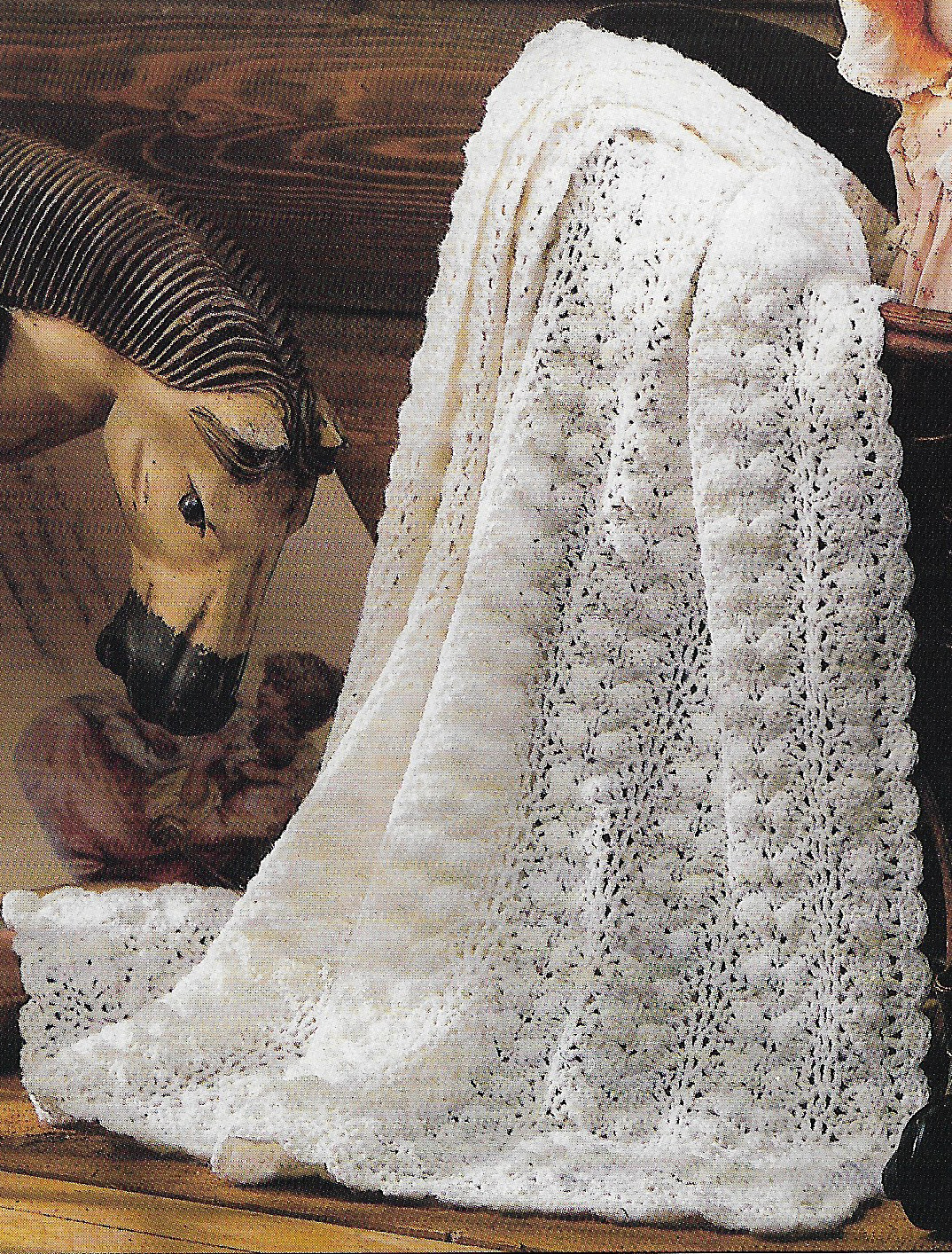 Lacy Baby Afghan crochet pattern instructions