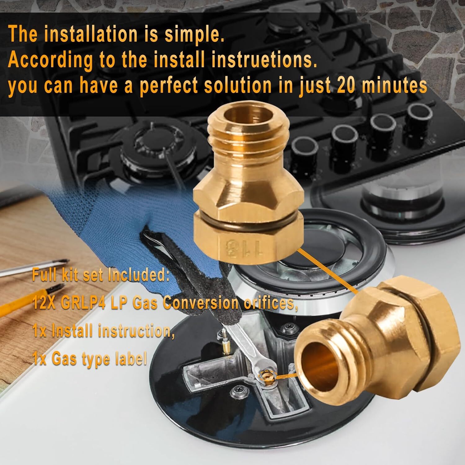 GRLP4 LP Gas Conversion Kit | Propane Orifice | Gas To Propane Conversion Kit