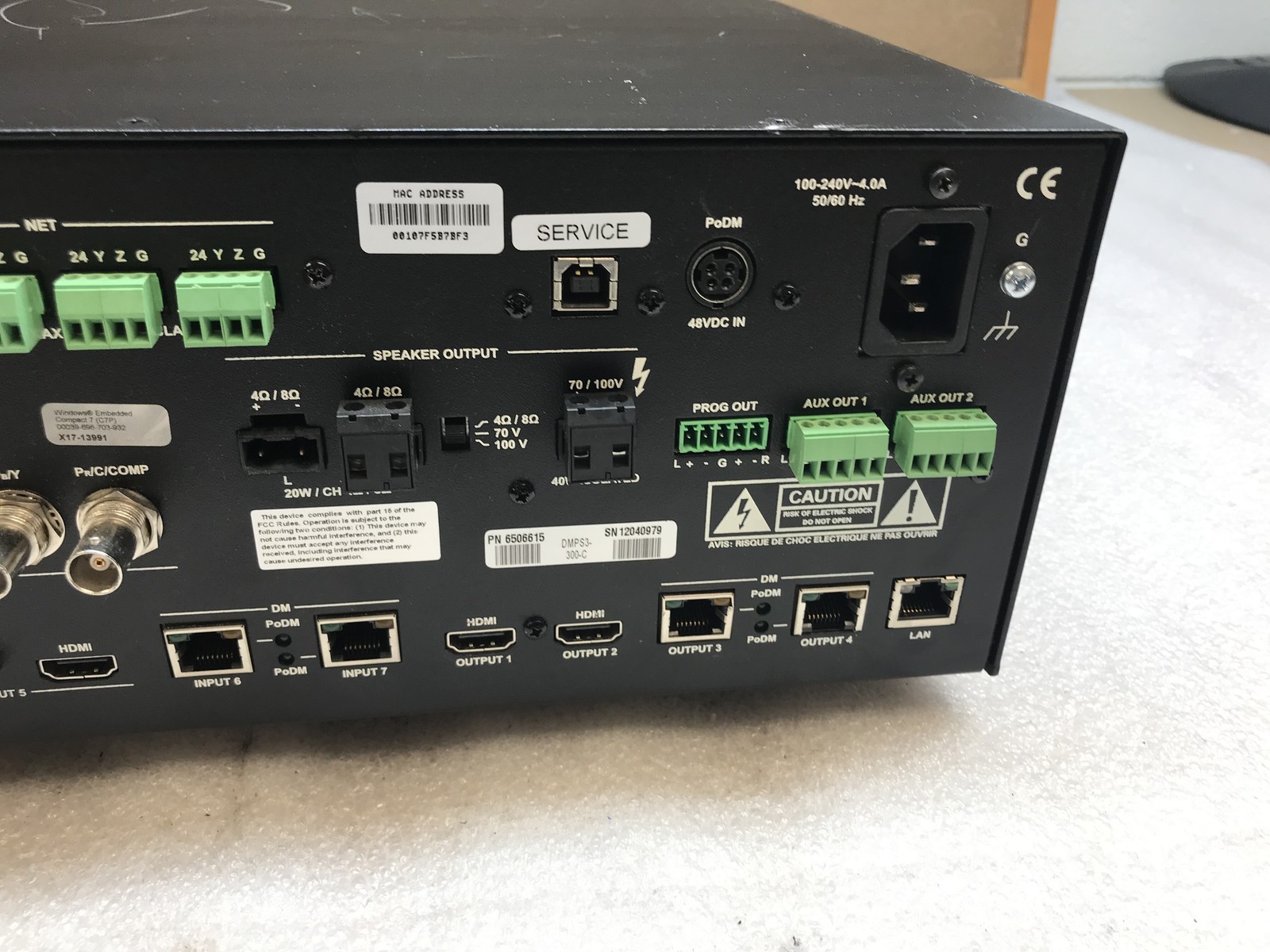 Crestron DMPS3-300-C 3-Series 4K DigitalMedia Presentation System