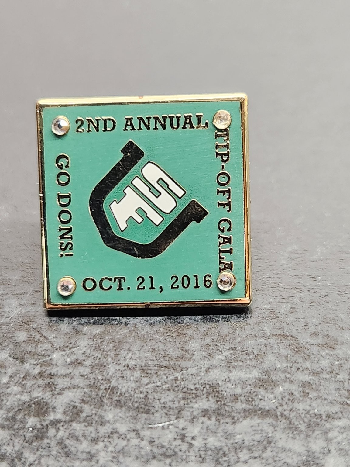 USF Go Dons 2nd Annual Tip-Off Gala 2016 Lapel Pin Pincrafters