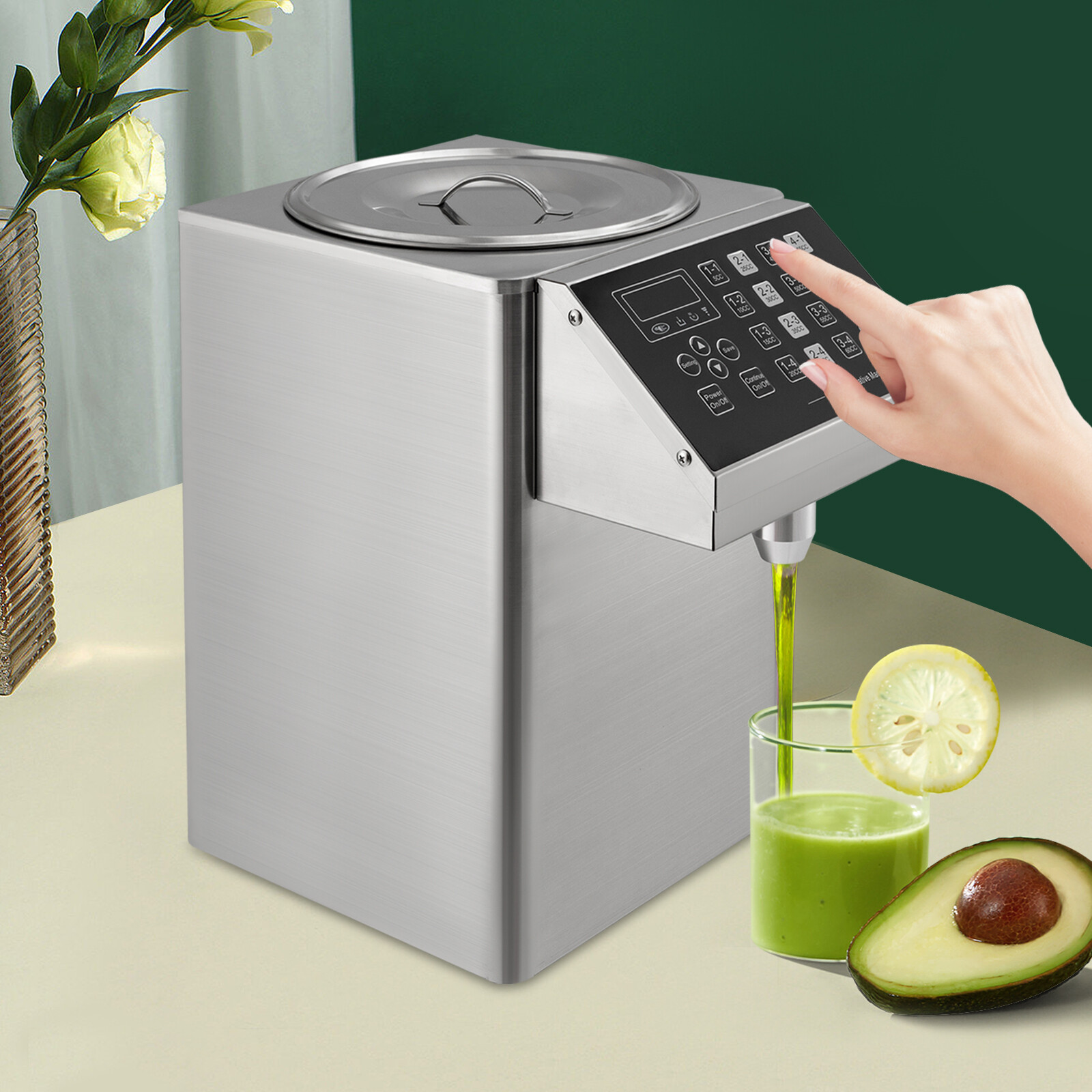 Automatic Quantitative Fructose Machine Groups Milk Fructose Tea Sugar Dispenser