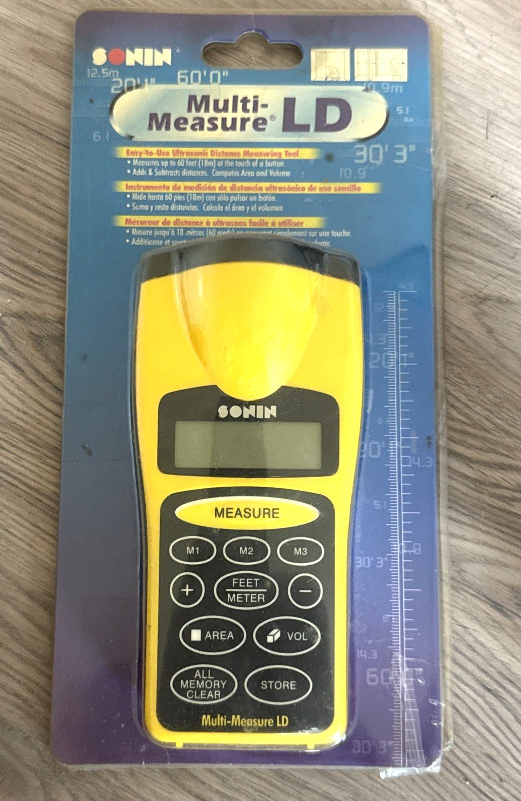 Sonin Multi-Measure LD - Ultrasonic Distance Measuring Device Tool