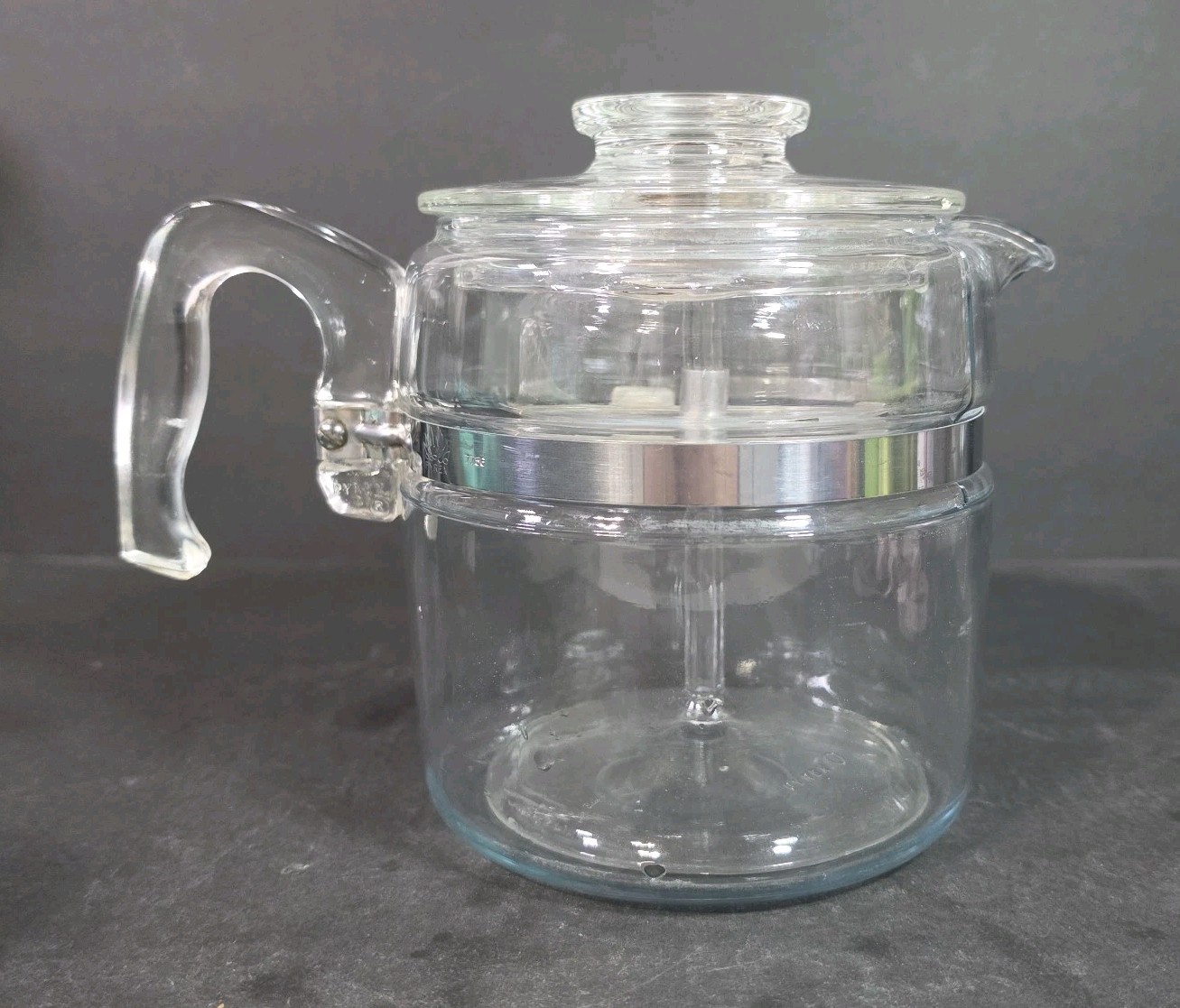 Pyrex Flameware 7756 Glass Coffee Percolator Complete