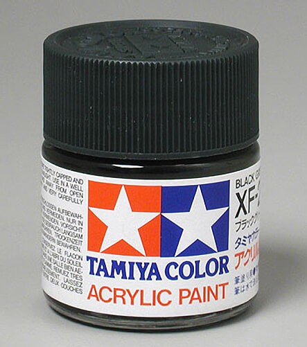Tamiya Acrylic XF-27 Black Green 3/4 oz Paint Jar 81327