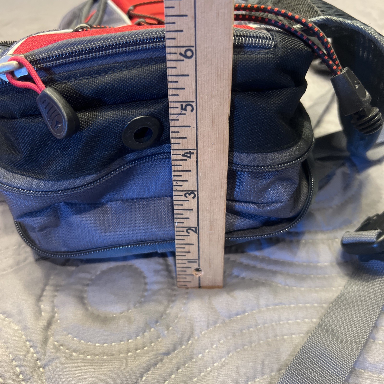 High Sierra HydraHike Hydration Backpack Red Gray Missing Bladder Outdoor Hiking