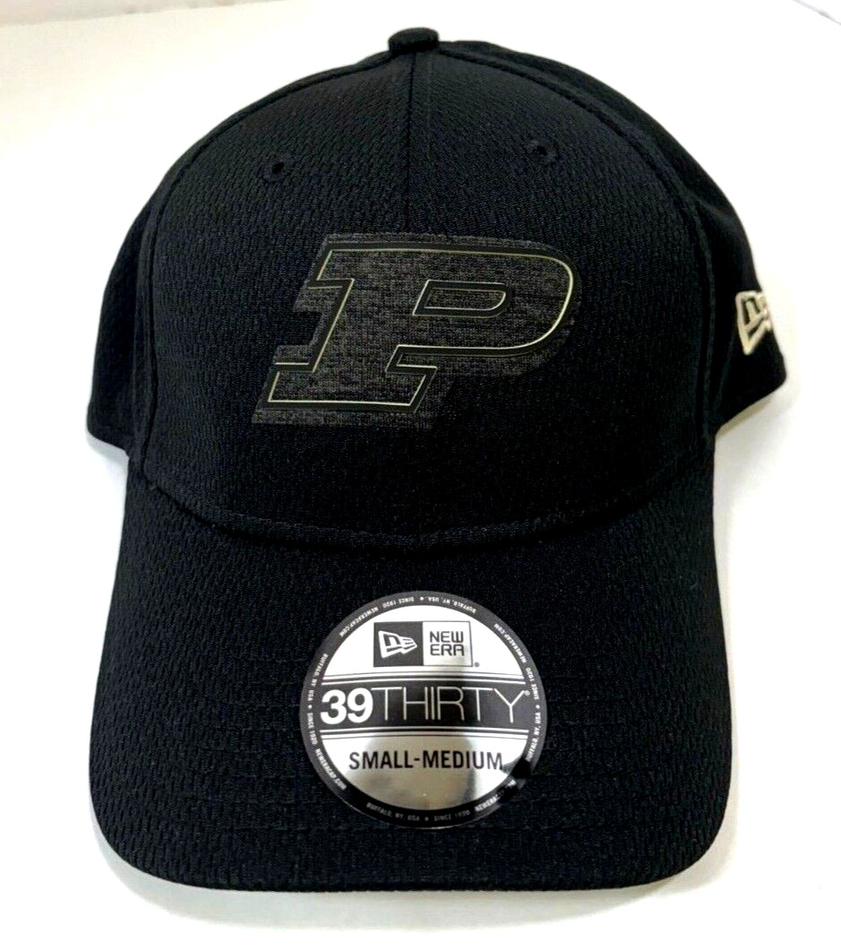 Purdue Boilermakers NCAA NE  Flex-Fit Hat ~ Black
