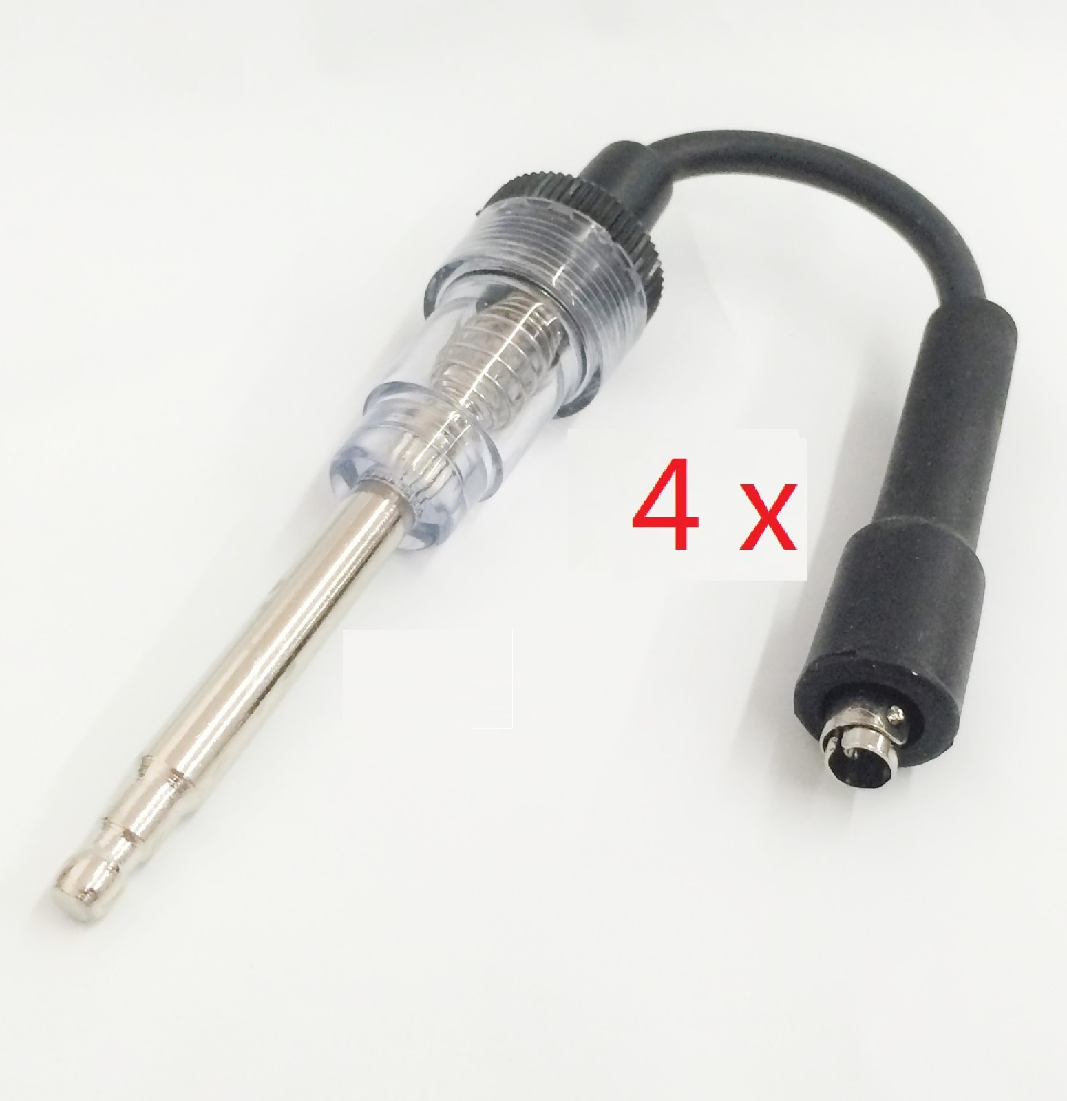 In-Line Ignition Spark Plug Coil Tester Diagnostic Test Tool 6 -12 Volt - (4pc)