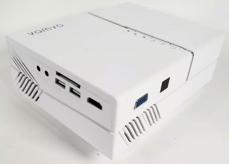 Vamvo Portable Projector with Dolby Digital Plus Support 1080P 200"