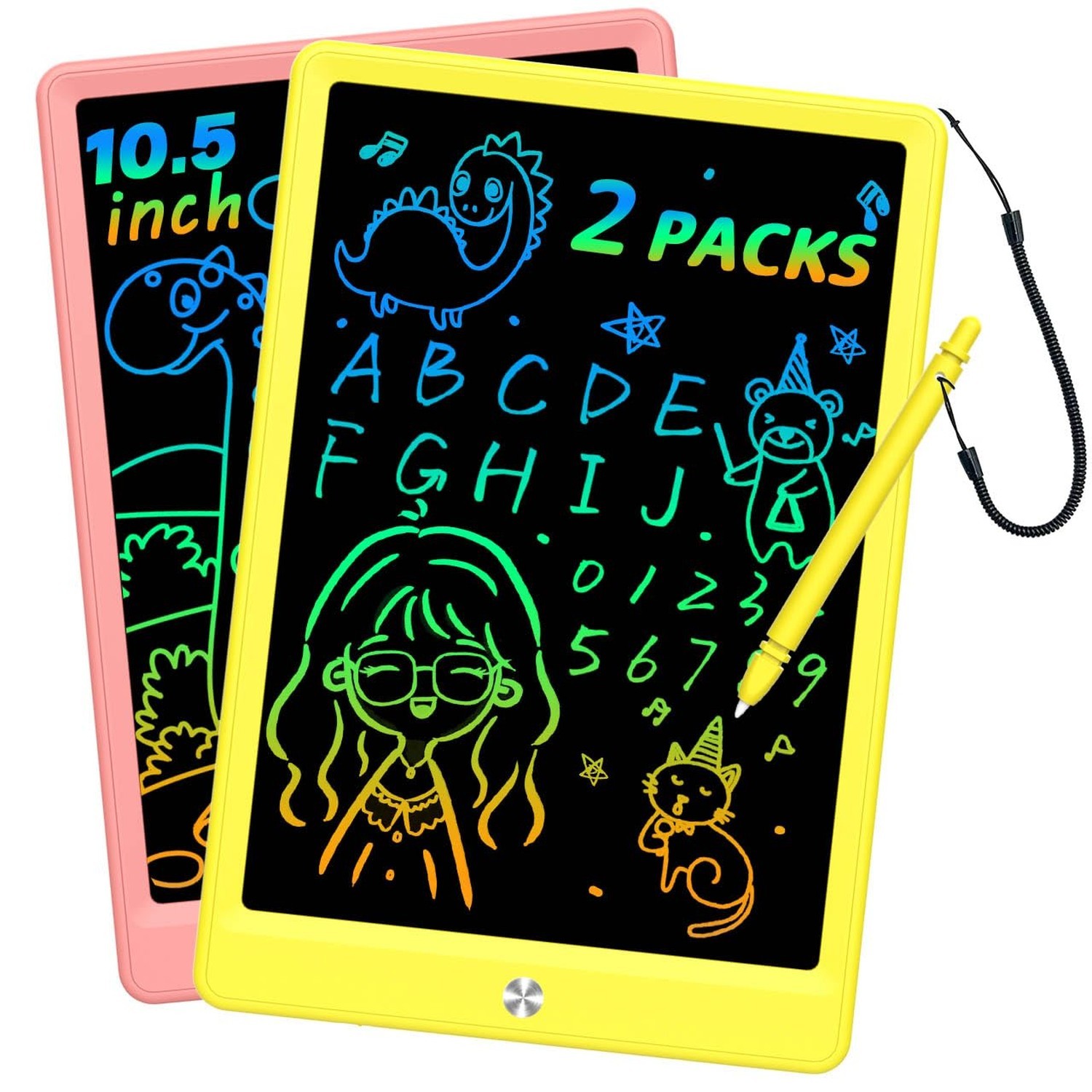 LCD Writing Tablet Doodle Board, Colorful Drawing Pad, Electronic Drawing Tab...
