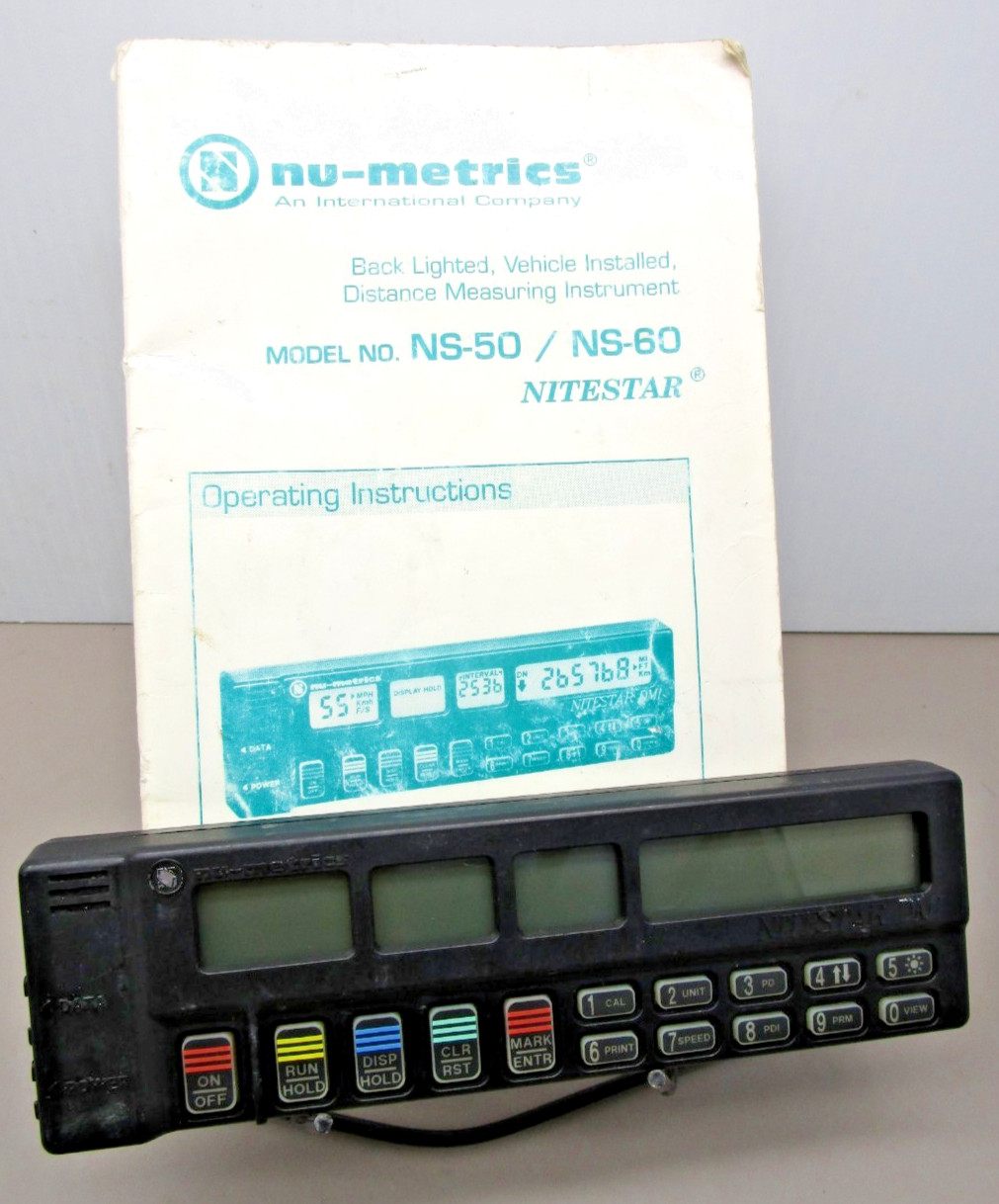 Nitestar DMI  NS-60  Vehicle Distance Measurer  nu-metrics NS50/NS60 Controller