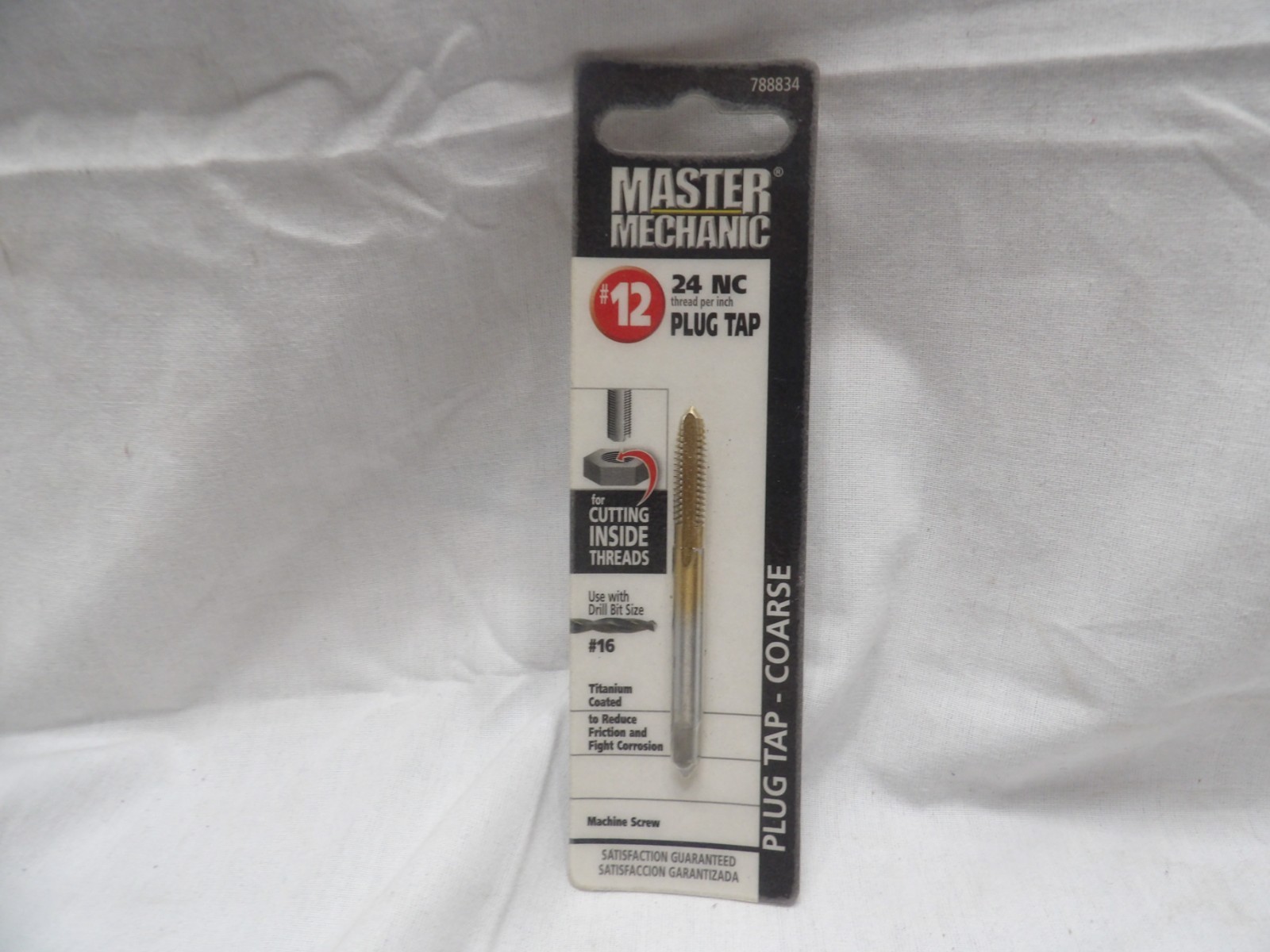 Master Mechanic #12-24 NC Plug Tap - Coarse - 788834