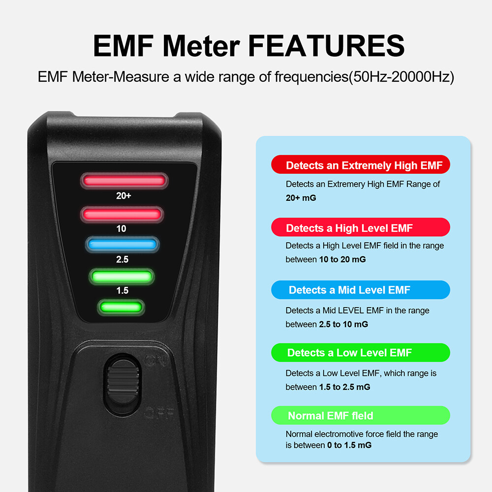EMF Electromagnetic Radiation Tester Household Magnetic Field Radiation Detector