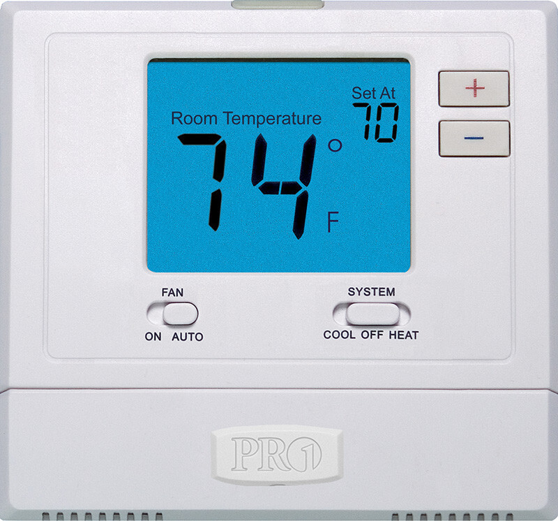 Case of (10) T701 PRO1 IAQ Single Stage 1H / 1C Thermostat Non-Programmable